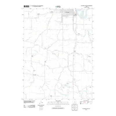 2010 Map of Ottumwa South, 2010 Print