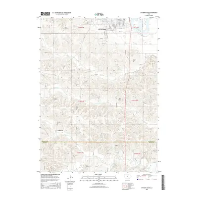 2015 Map of Ottumwa South, 2015 Print