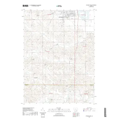 2018 Map of Ottumwa South, 2018 Print
