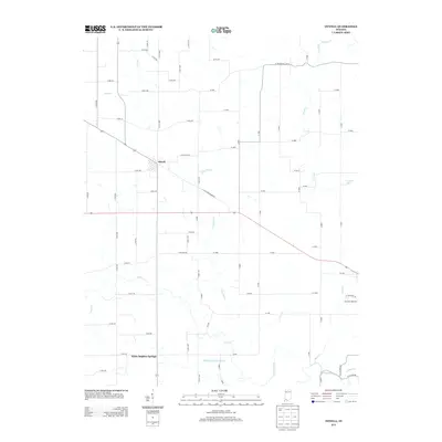 2013 Map of Otwell, 2013 Print