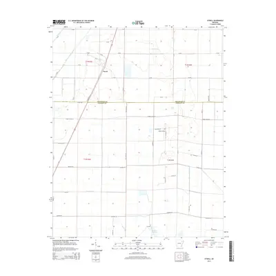 2014 Map of Otwell, 2014 Print