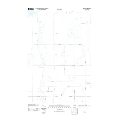 2013 Map of Oulu, 2013 Print