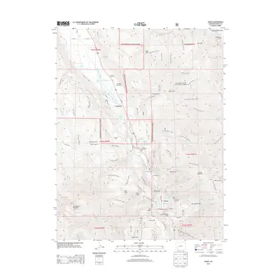 2013 Map of Ouray, 2013 Print