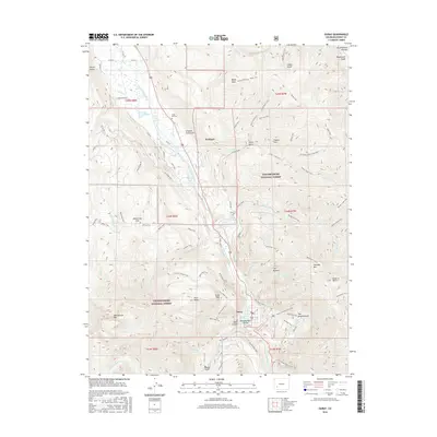 2016 Map of Ouray, 2016 Print