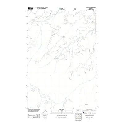 2011 Map of Ousel Falls, 2011 Print