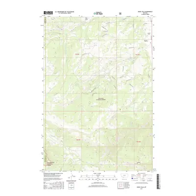2017 Map of Ousel Falls, 2017 Print