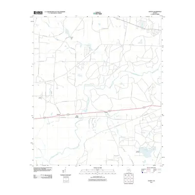 2011 Map of Ousley, 2011 Print
