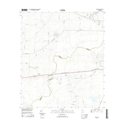 2014 Map of Ousley, 2014 Print