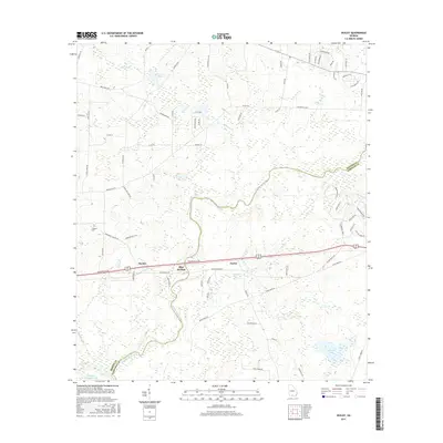 2017 Map of Ousley, 2017 Print