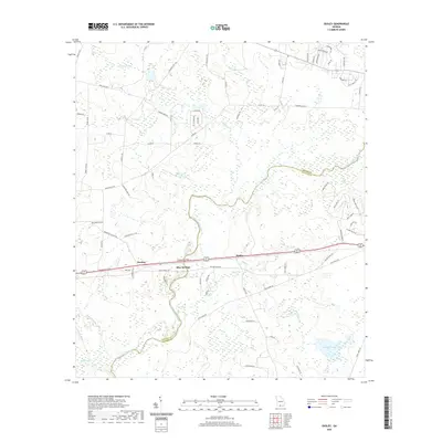2020 Map of Ousley, 2020 Print
