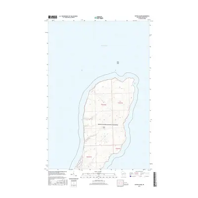 2015 Map of Outer Island, 2015 Print