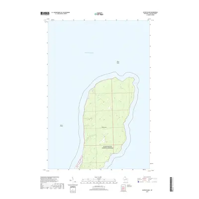 2018 Map of Outer Island, 2018 Print