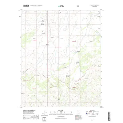 2018 Map of Outlaw Draw, 2018 Print