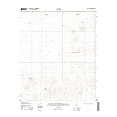 2014 Map of Outlaw Hill, 2014 Print