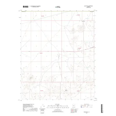 2018 Map of Outlaw Hill, 2018 Print