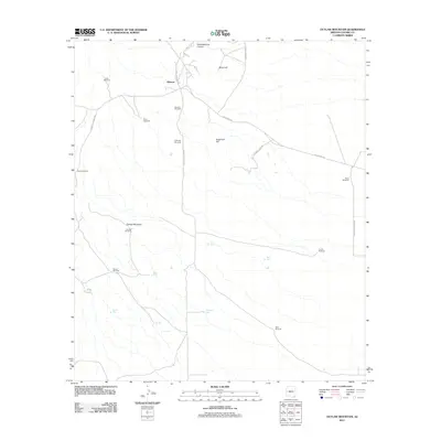 2011 Map of Outlaw Mountain, 2011 Print