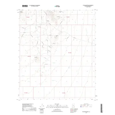 2018 Map of Outlaw Mountain, 2018 Print