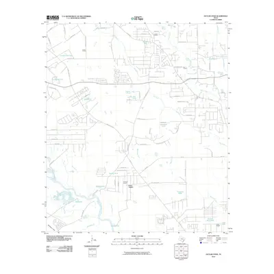 2010 Map of Outlaw Pond, 2010 Print