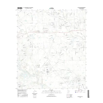 2016 Map of Outlaw Pond, 2016 Print
