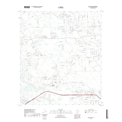 2019 Map of Outlaw Pond, 2019 Print