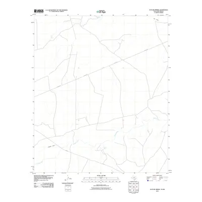 2010 Map of Outlaw Spring, 2010 Print