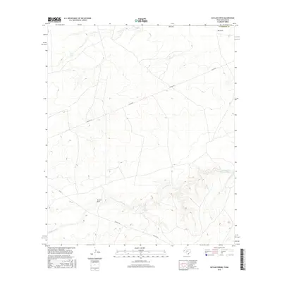 2016 Map of Outlaw Spring, 2016 Print