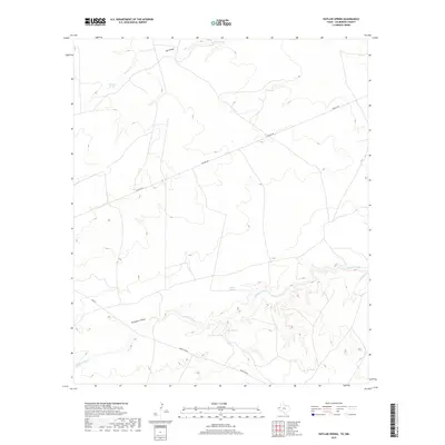 2019 Map of Outlaw Spring, 2019 Print