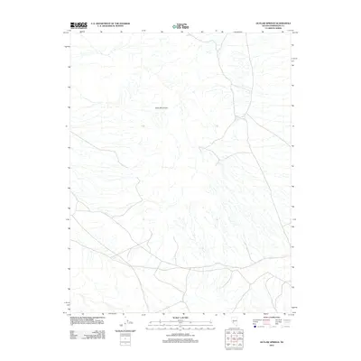 2012 Map of Outlaw Springs, 2012 Print
