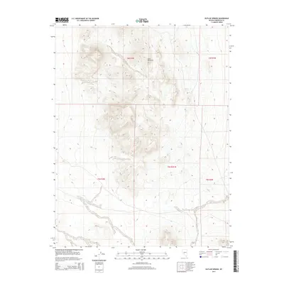 2014 Map of Outlaw Springs, 2014 Print