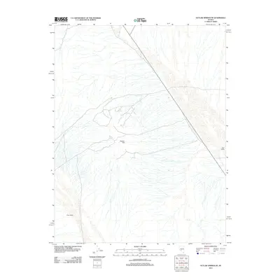 2012 Map of Outlaw Springs NE, 2012 Print