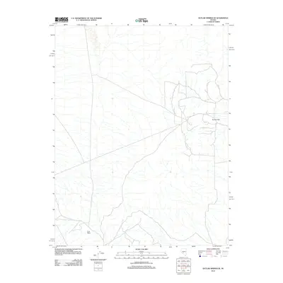 2012 Map of Outlaw Springs SE, 2012 Print
