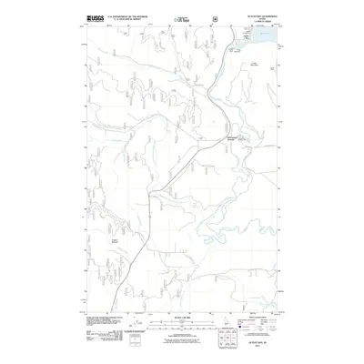 2011 Map of Outlet Bay, 2011 Print