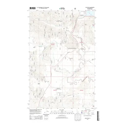 2013 Map of Outlet Bay, 2013 Print