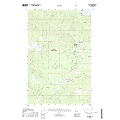 2020 Map of Outlet Bay, 2020 Print
