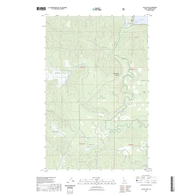 2023 Map of Outlet Bay, 2023 Print