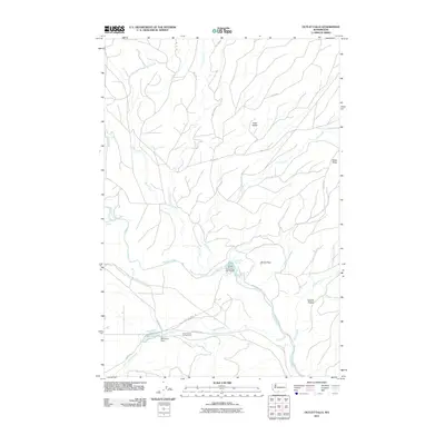 2011 Map of Outlet Falls, 2011 Print