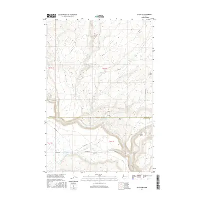 2017 Map of Outlet Falls, 2017 Print