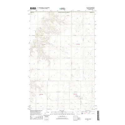 2017 Map of Outlook, 2017 Print