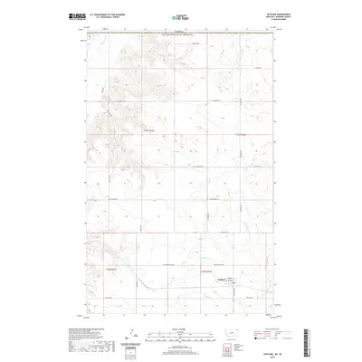 2020 Map of Outlook, 2020 Print