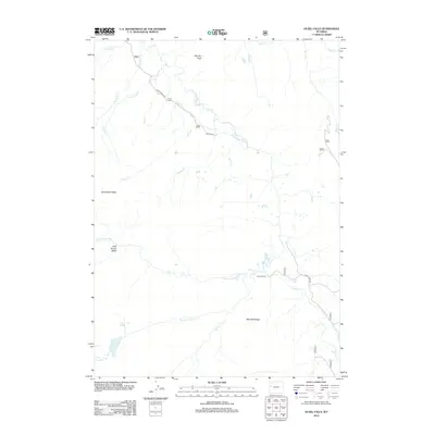 2012 Map of Ouzel Falls, 2012 Print