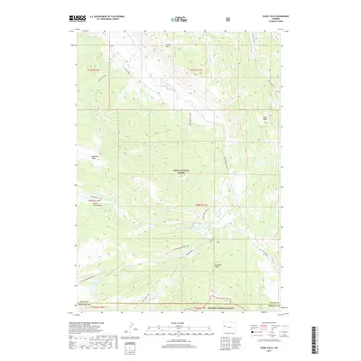 2017 Map of Ouzel Falls, 2017 Print