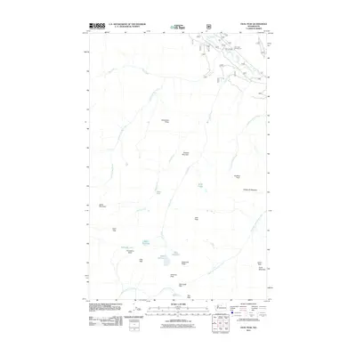 2011 Map of Oval Peak, 2011 Print