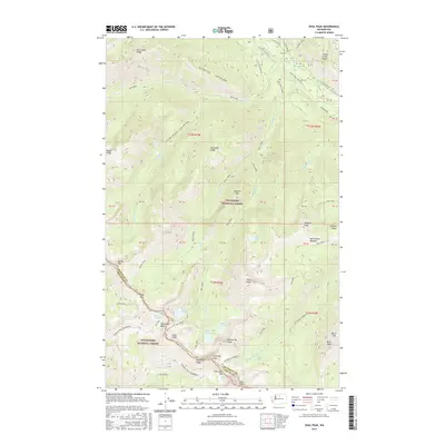2017 Map of Oval Peak, 2017 Print