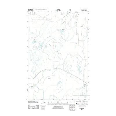 2011 Map of Ovando, 2011 Print