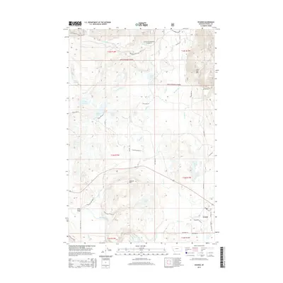 2014 Map of Ovando, 2014 Print