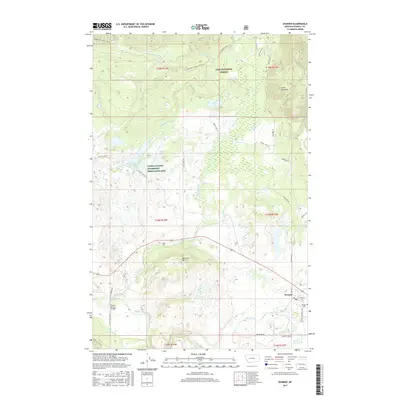 2017 Map of Ovando, 2017 Print