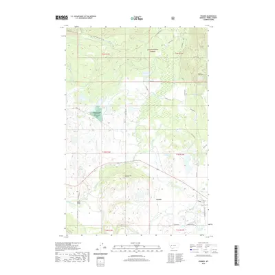2020 Map of Ovando, 2020 Print