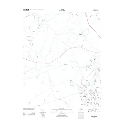 2013 Map of Overhills, 2013 Print