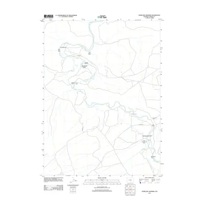 2012 Map of Overland Crossing, 2012 Print