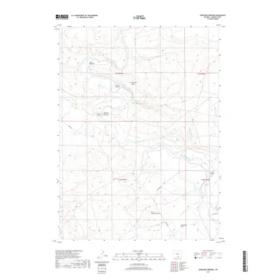 2017 Map of Overland Crossing, 2017 Print